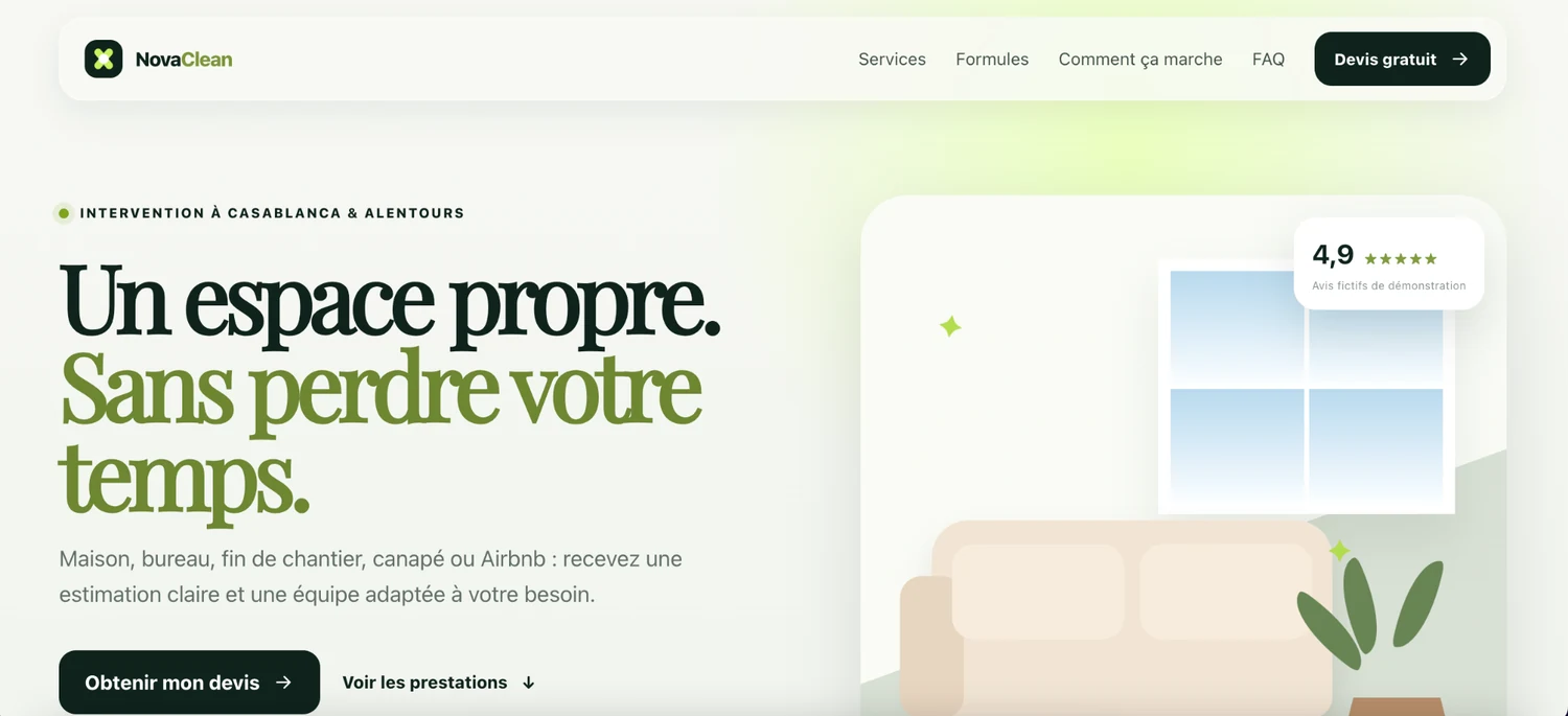 Version ordinateur — Nettoyage