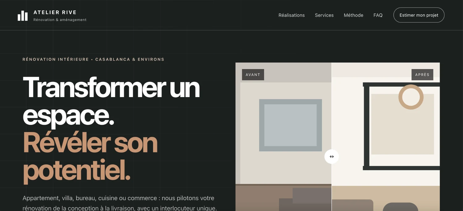 Version ordinateur — Rénovation