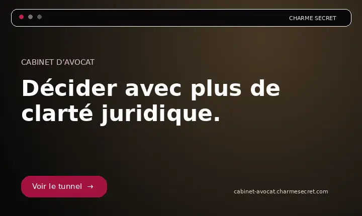 Aperçu Cabinet d’avocat