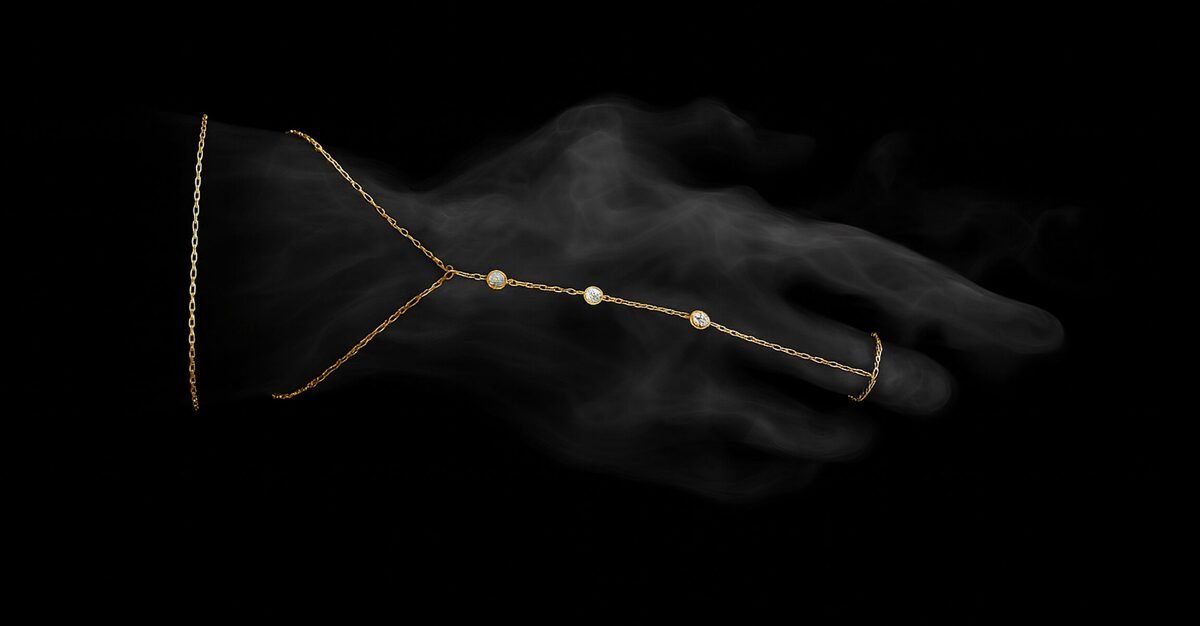 Charme Secret Hand Chain Banner Black Backround 2