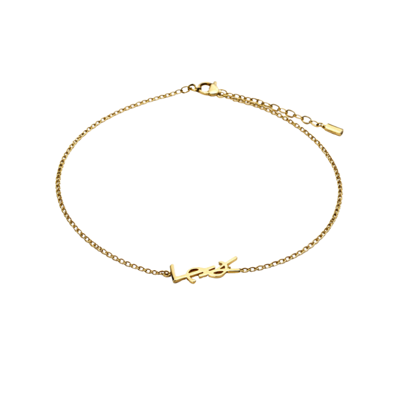 Identité Bracelet YSL– Gold .