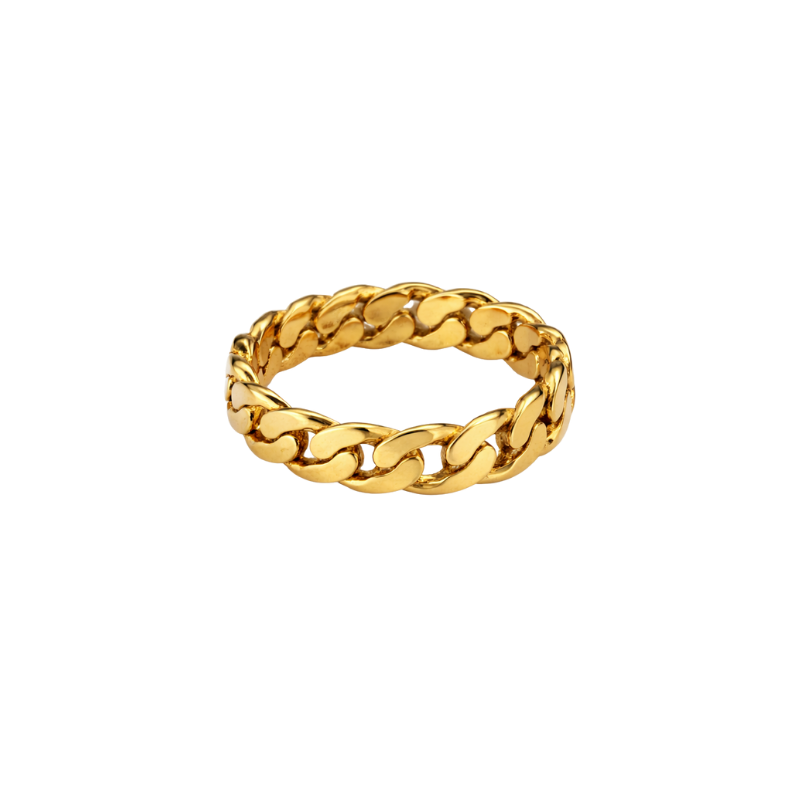 Présence Bague chaîne – Gold